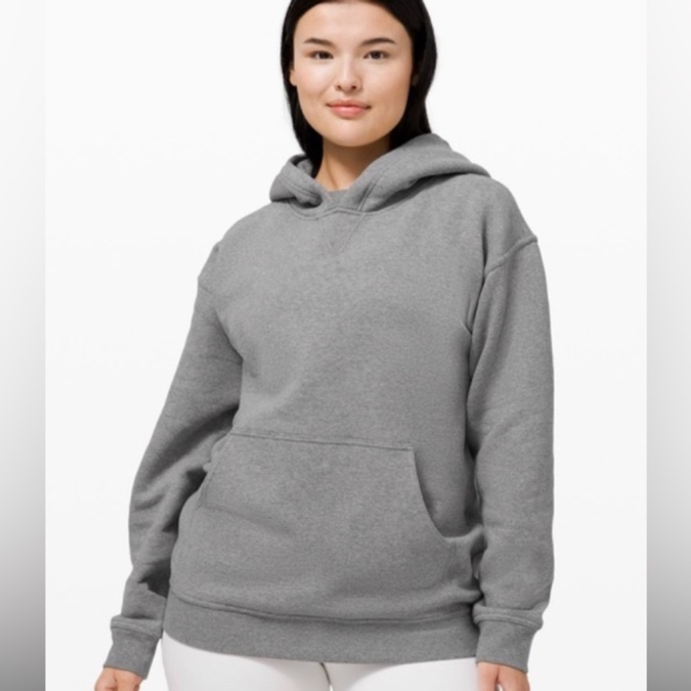 Lululemon Athletica All Yours Gray Soft Fleece Hoodie